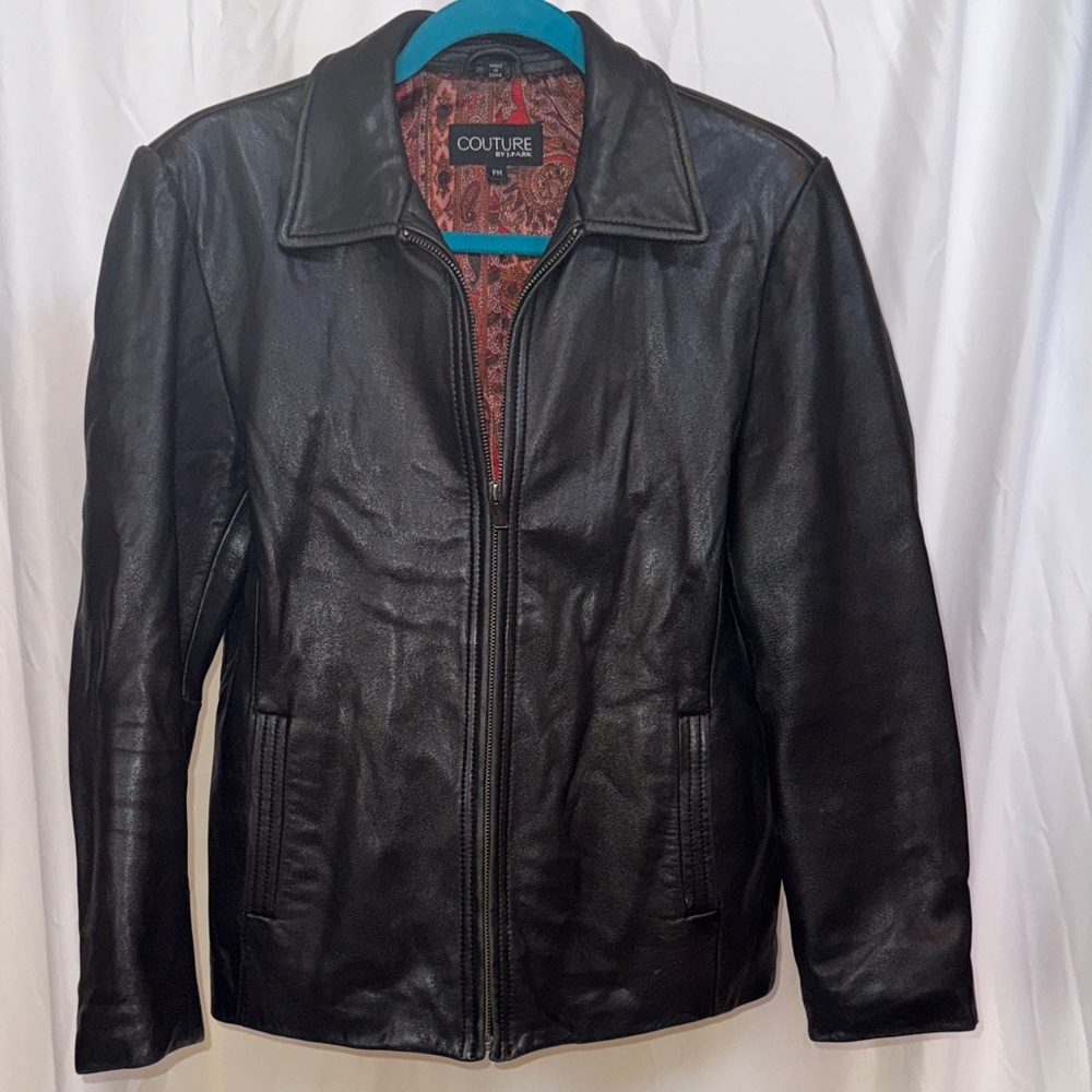 Black Lamb Leather Jacket